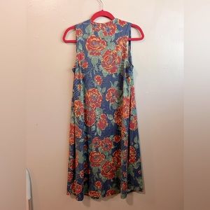 LulaRoe sleeveless floral print cardigan